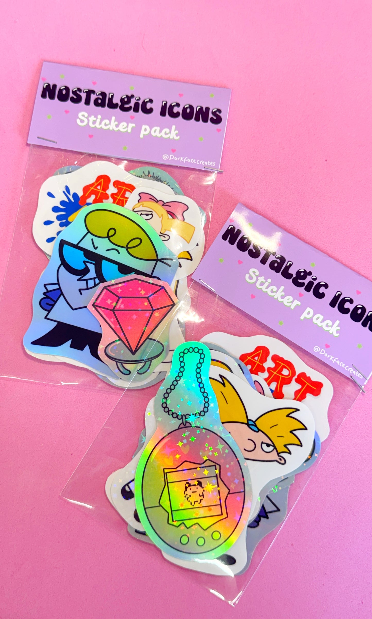 Nostalgic Icons Sticker Pack