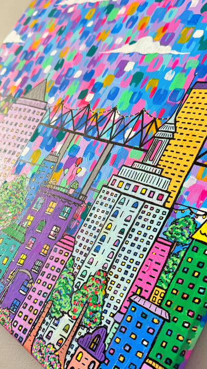 ‘Urban Rainbow’ Original Painting