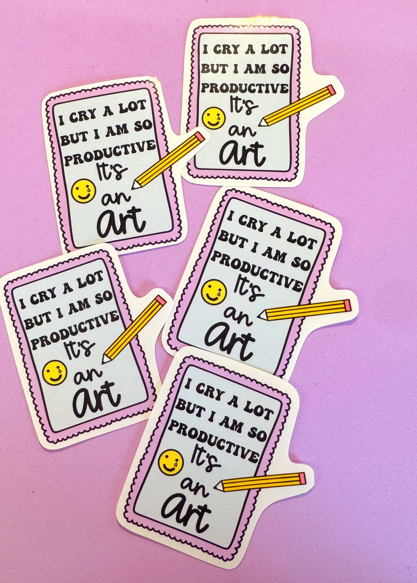 I Cry A Lot Sticker