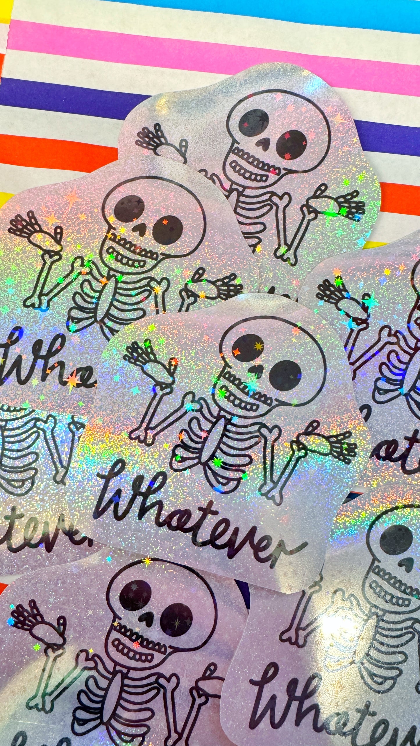 Whatever Holo Sticker