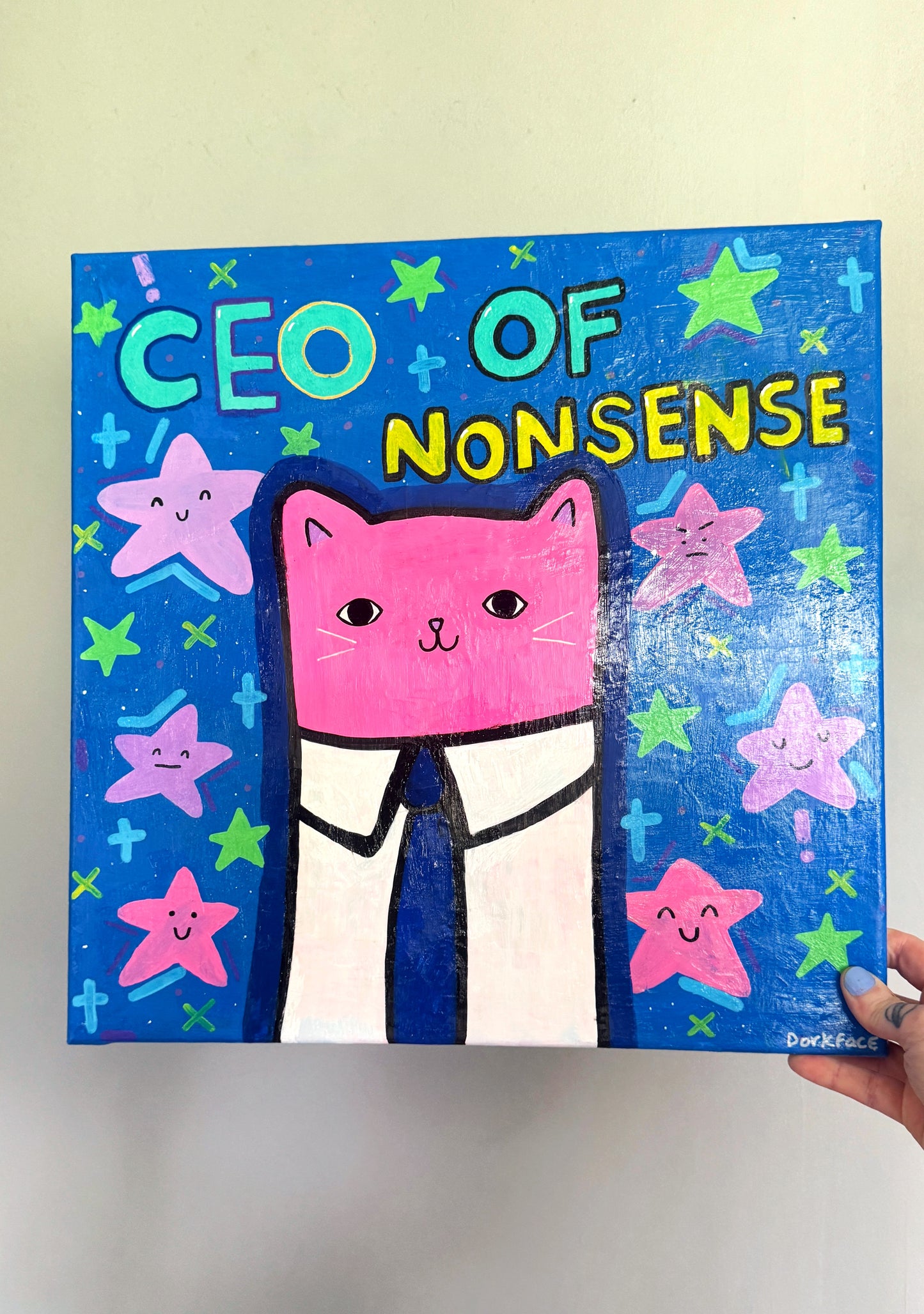 CEO Of Nonsense Painting Original Art Canvas