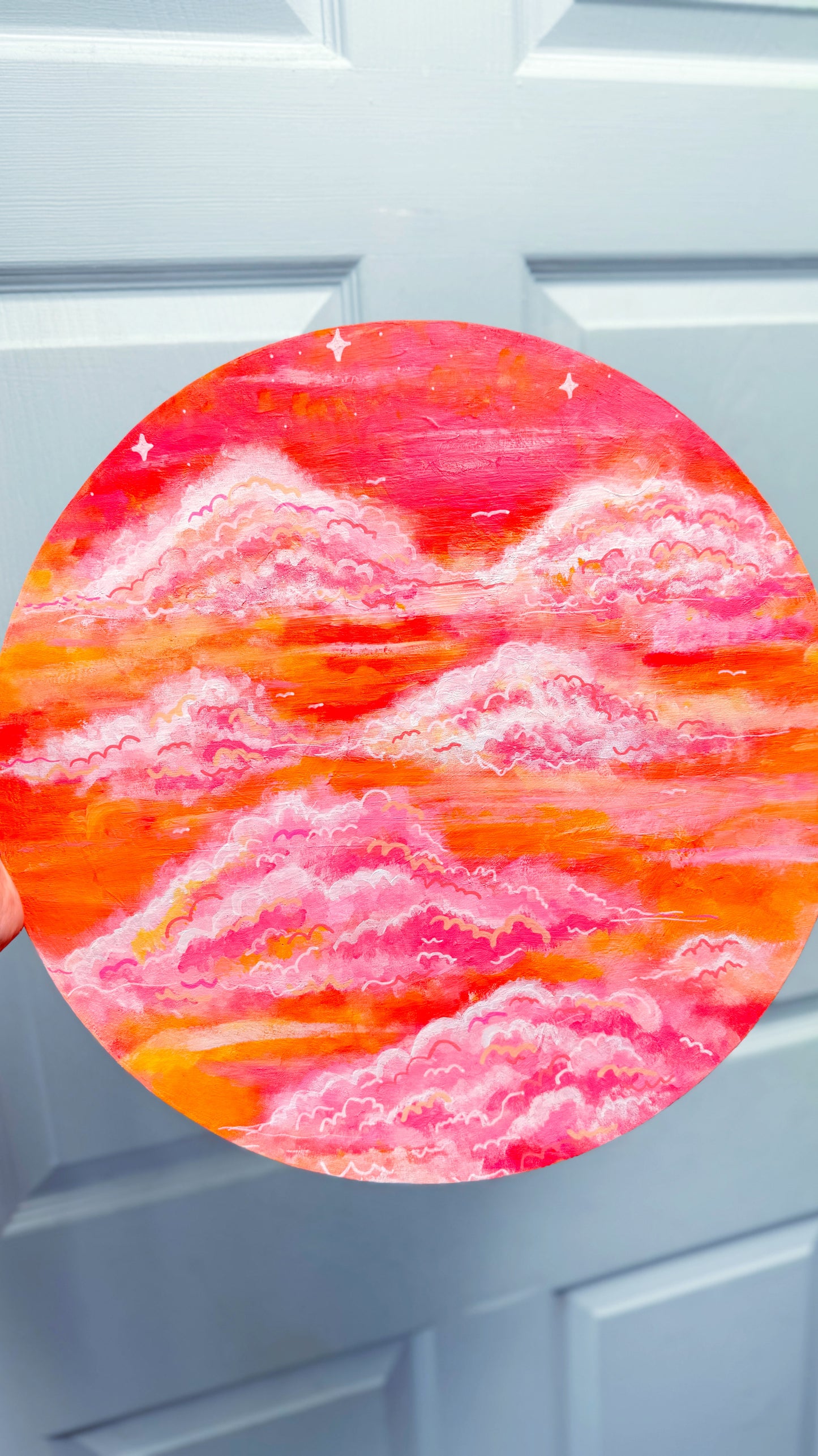 Sunset Clouds Painting