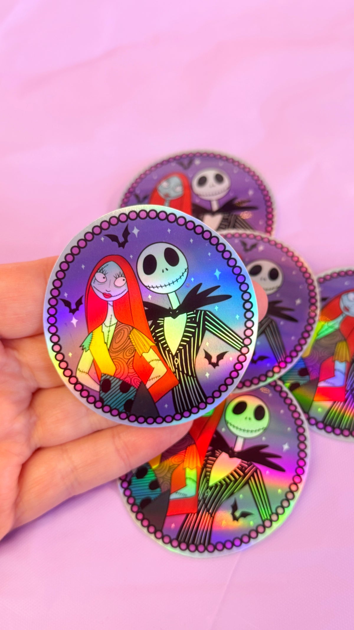 Sally & Jack Holo Sticker