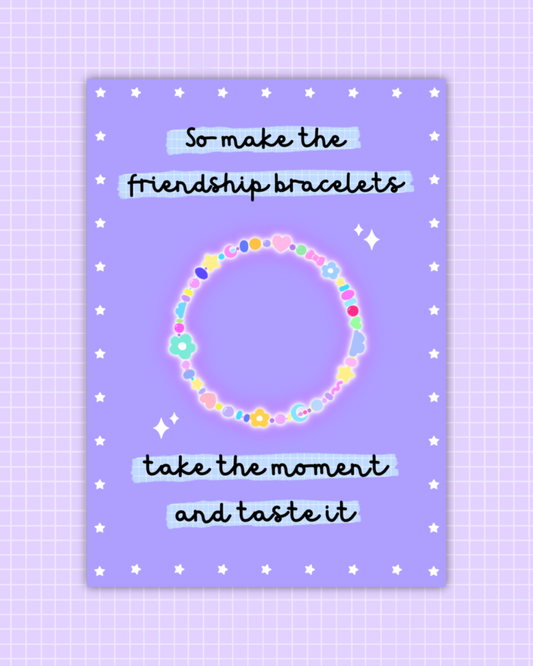 Friendship Bracelet Print