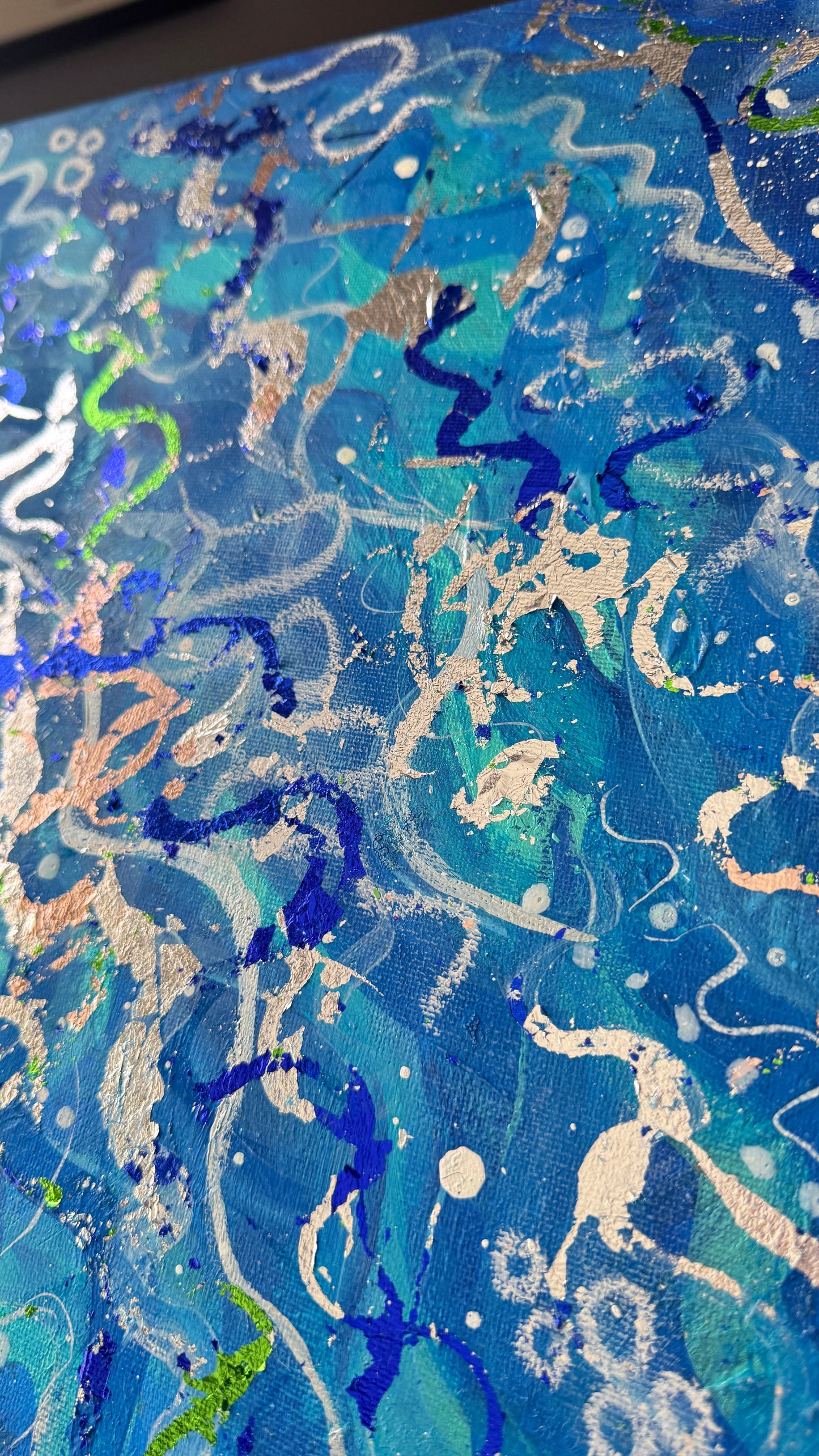 ‘Sea Shimmer’ Original Painting On Canvas