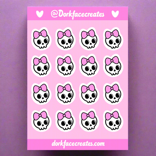 Pretty Skull Stickers