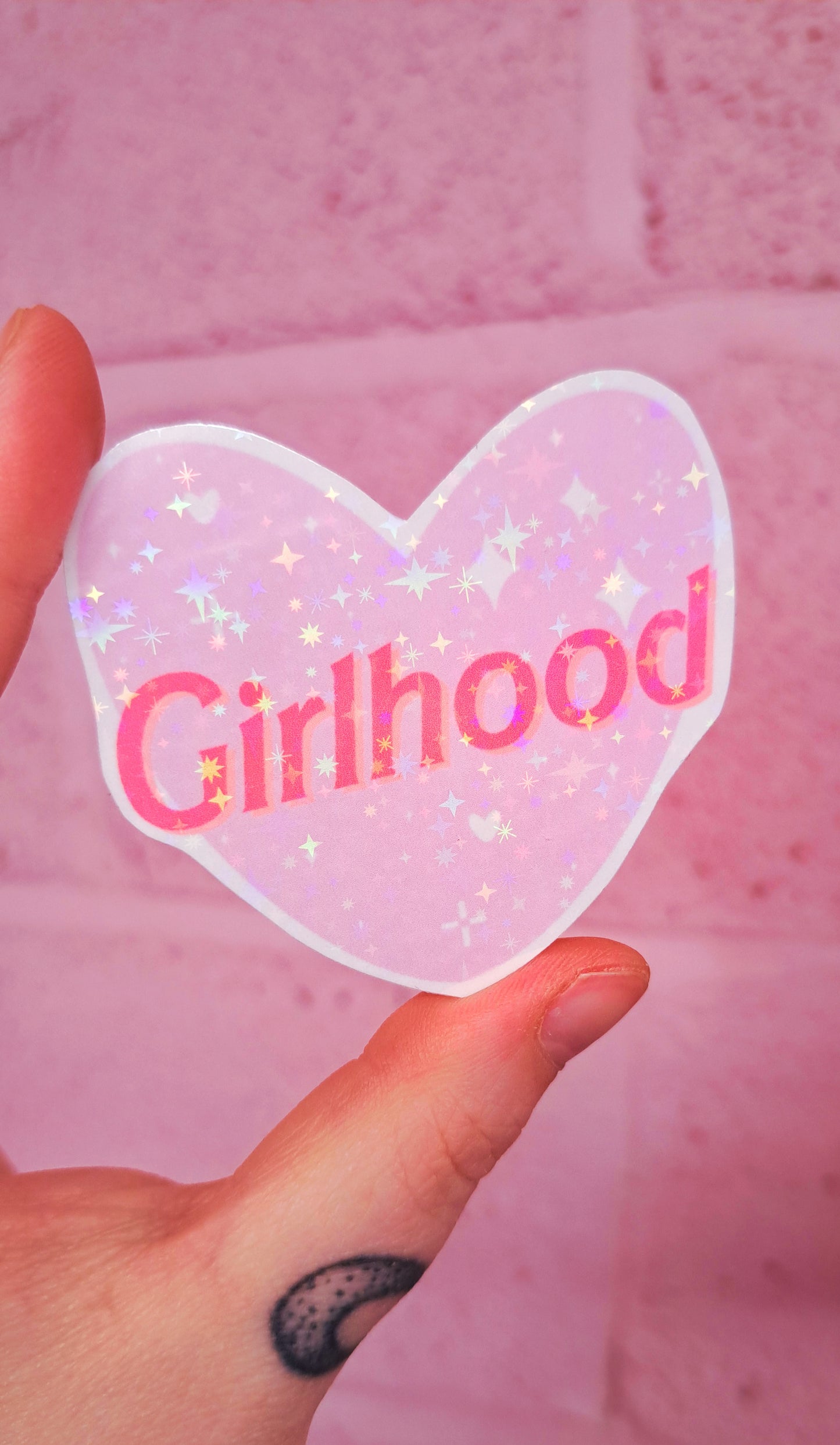 Girlhood Glitter Sticker