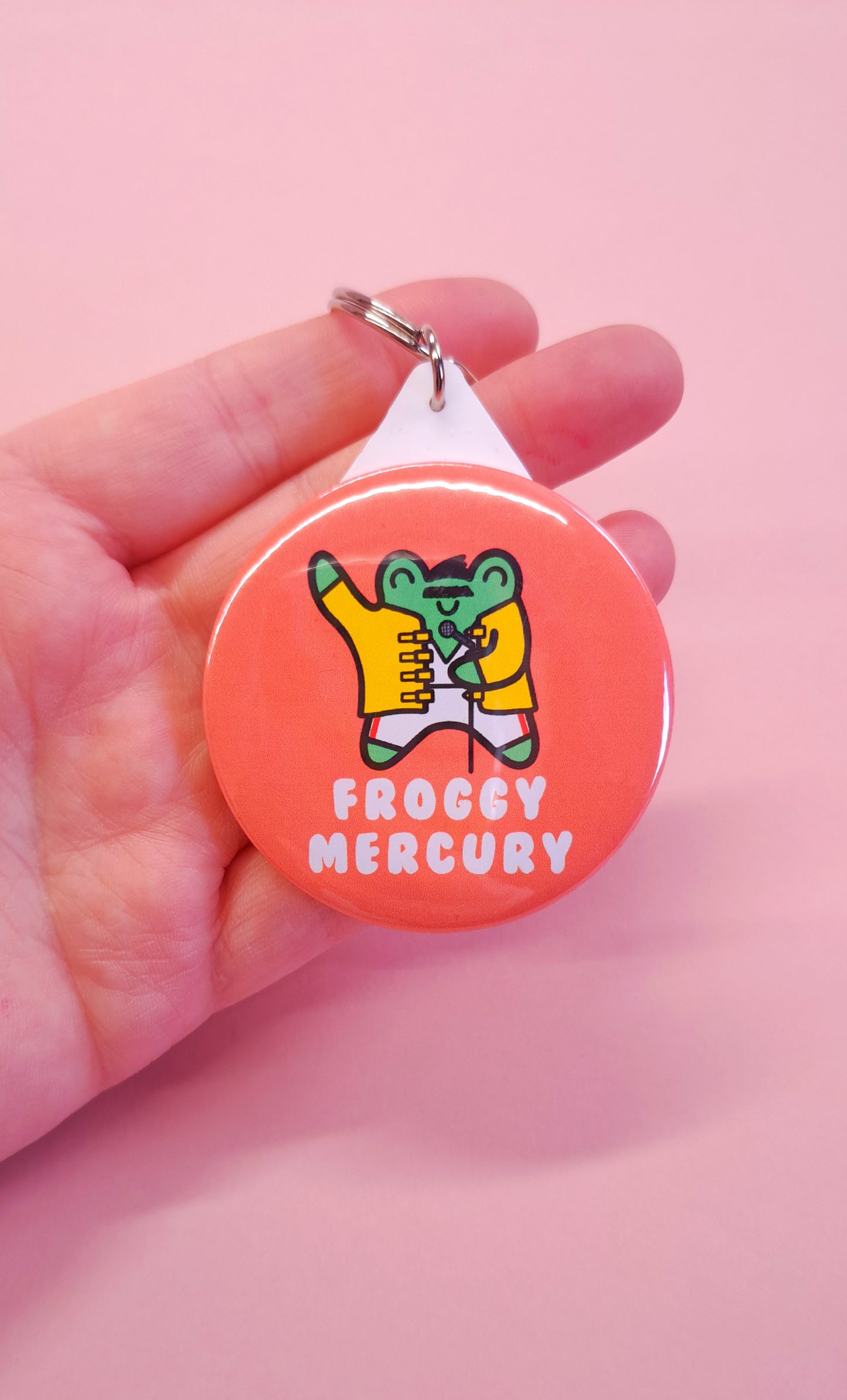 Froggy Mercury Badge/Keyring/Magnet/Mirror