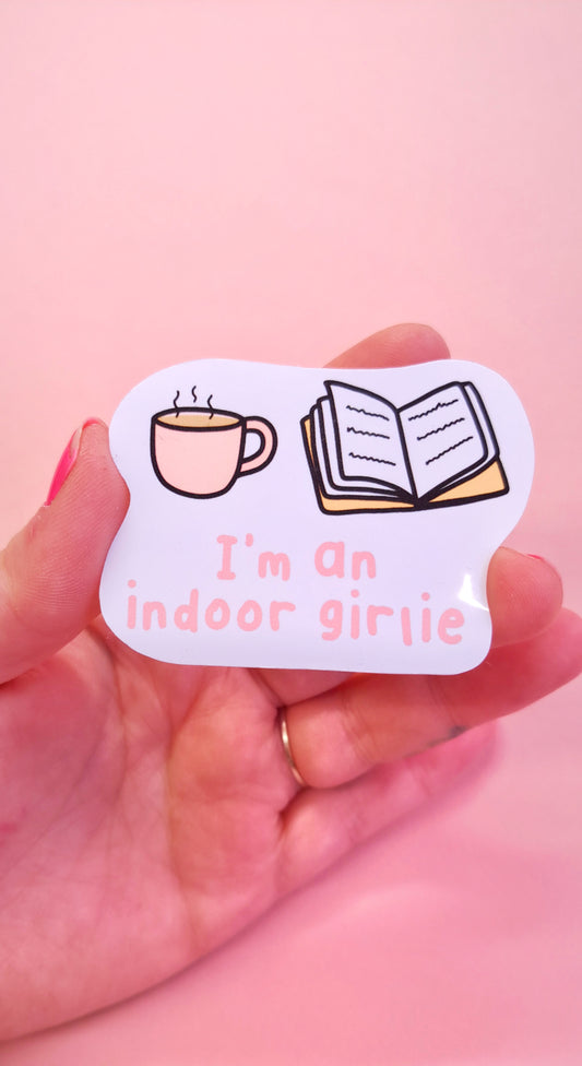 Indoor Girlie Sticker