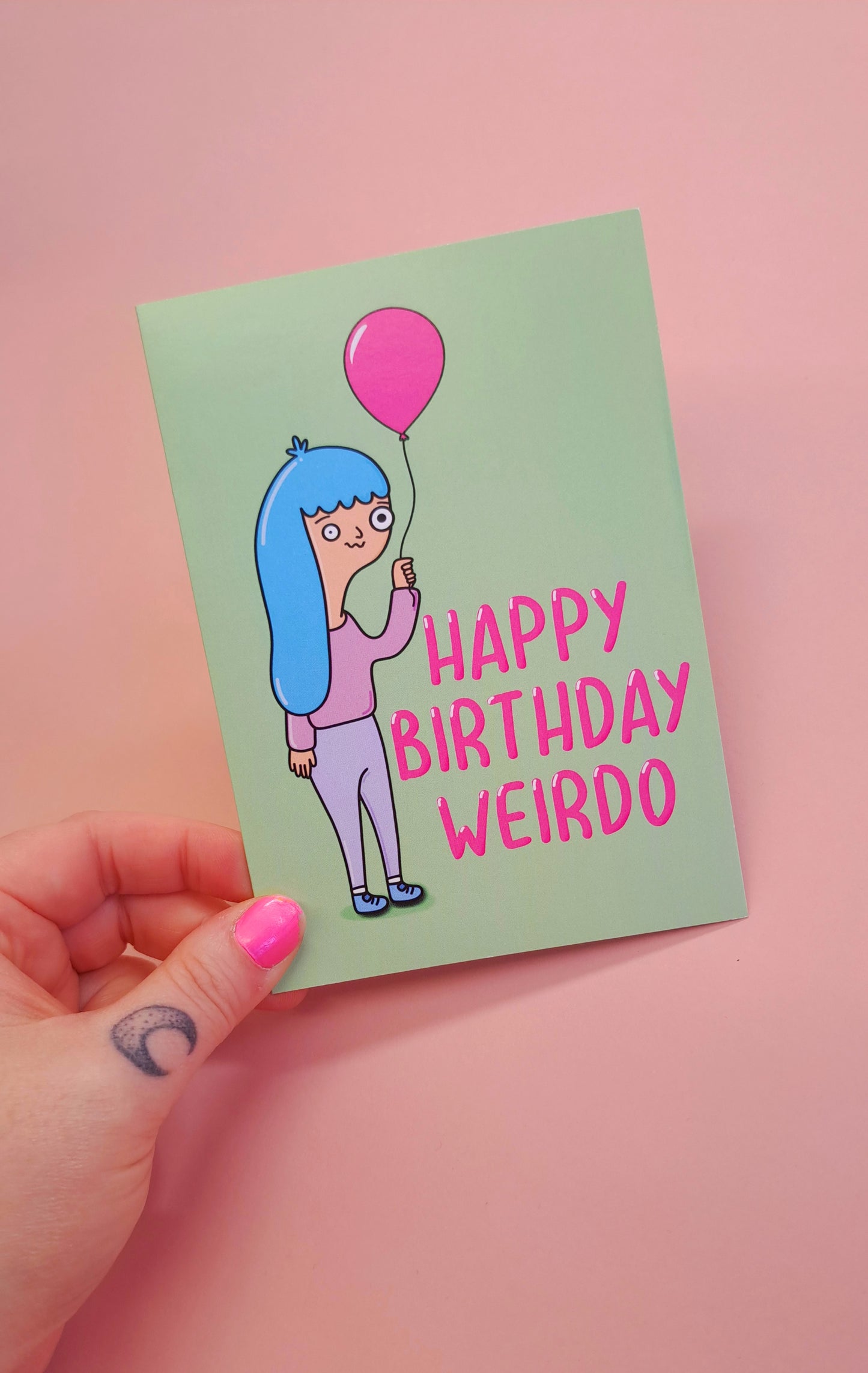 Weirdo Birthday Card