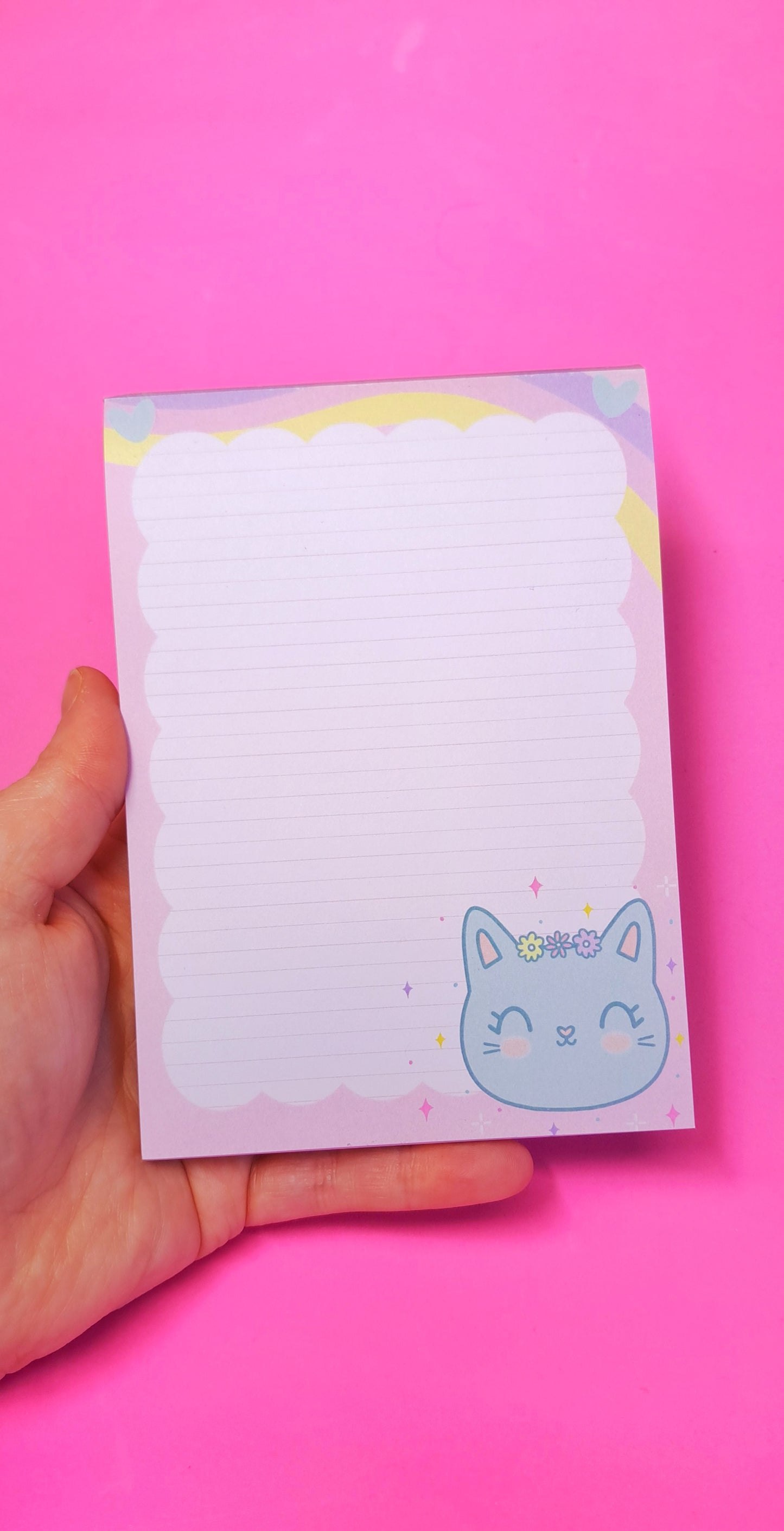 Pastel Kitty Notepads