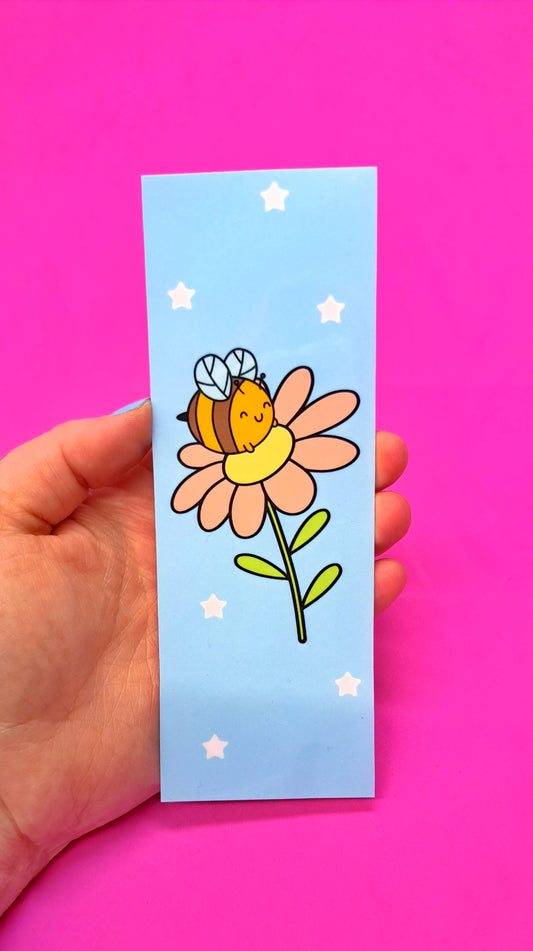 Bee With Flower Bookmark