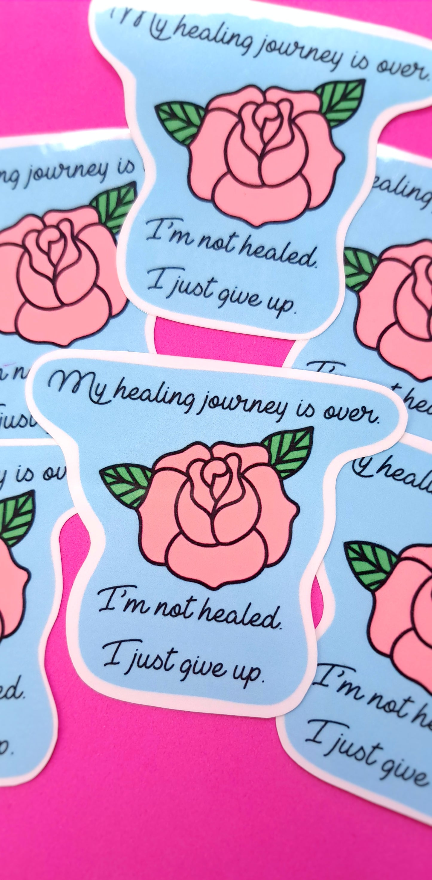 Healing Journey Over Sticker