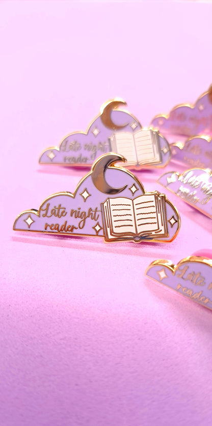 Late Night Reader Enamel Pin