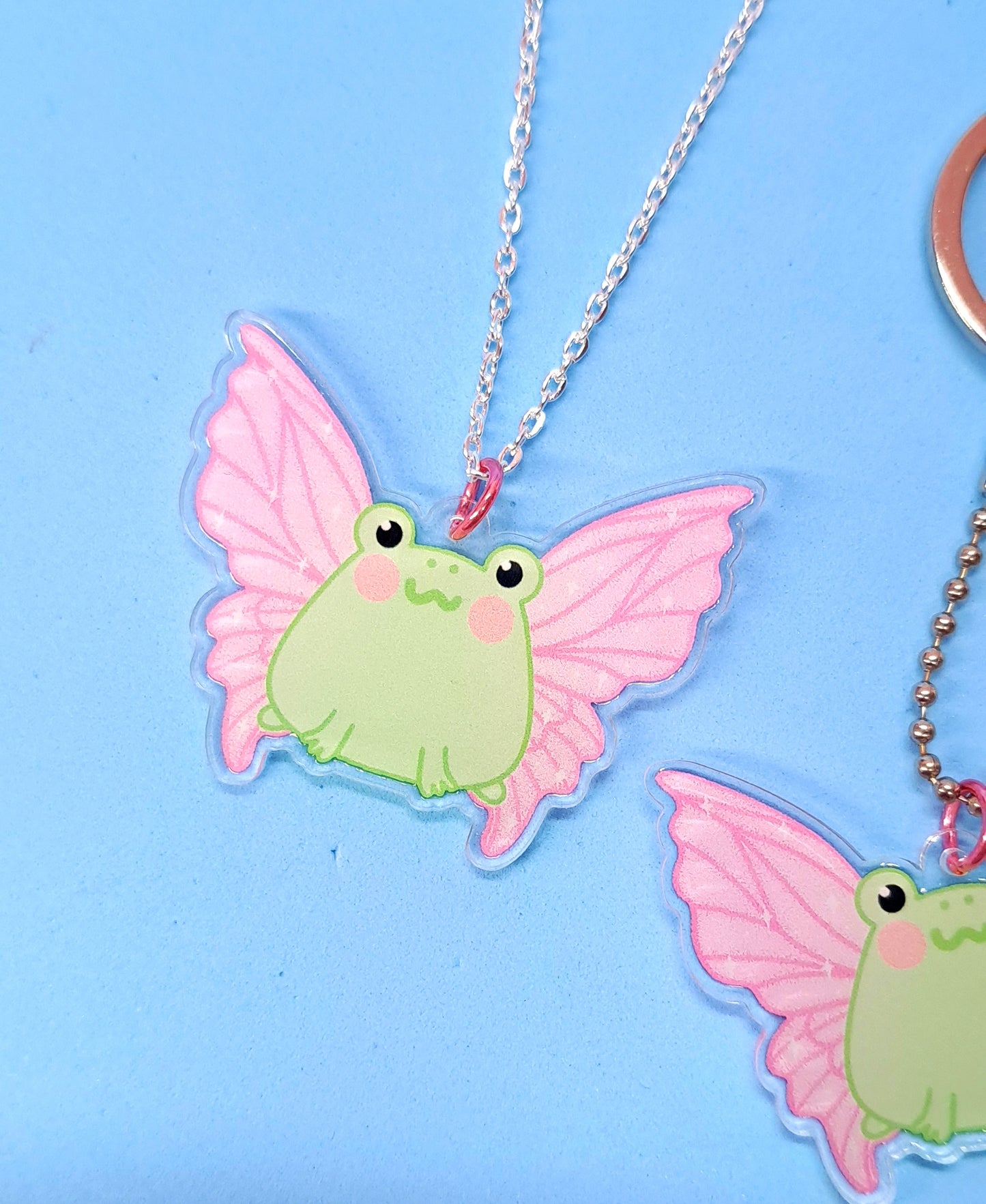 Froggy Fairy Necklace/Keyring