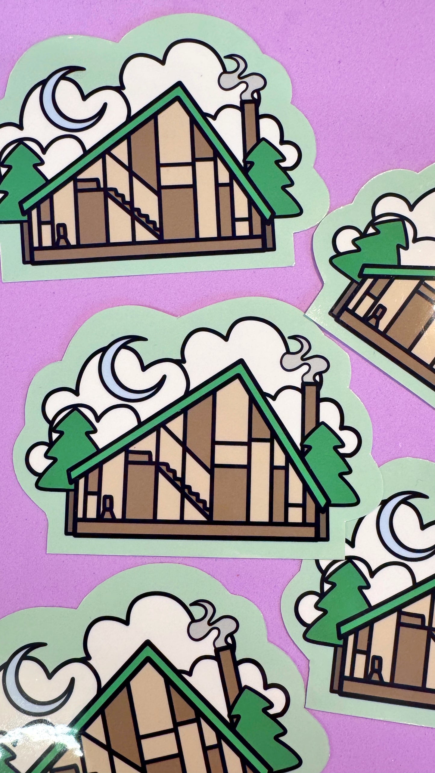 Folklore Cabin Sticker