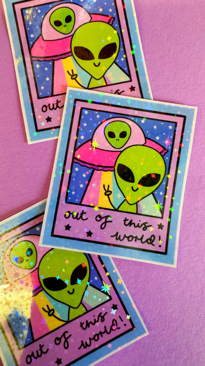 Out Of This World Sticker