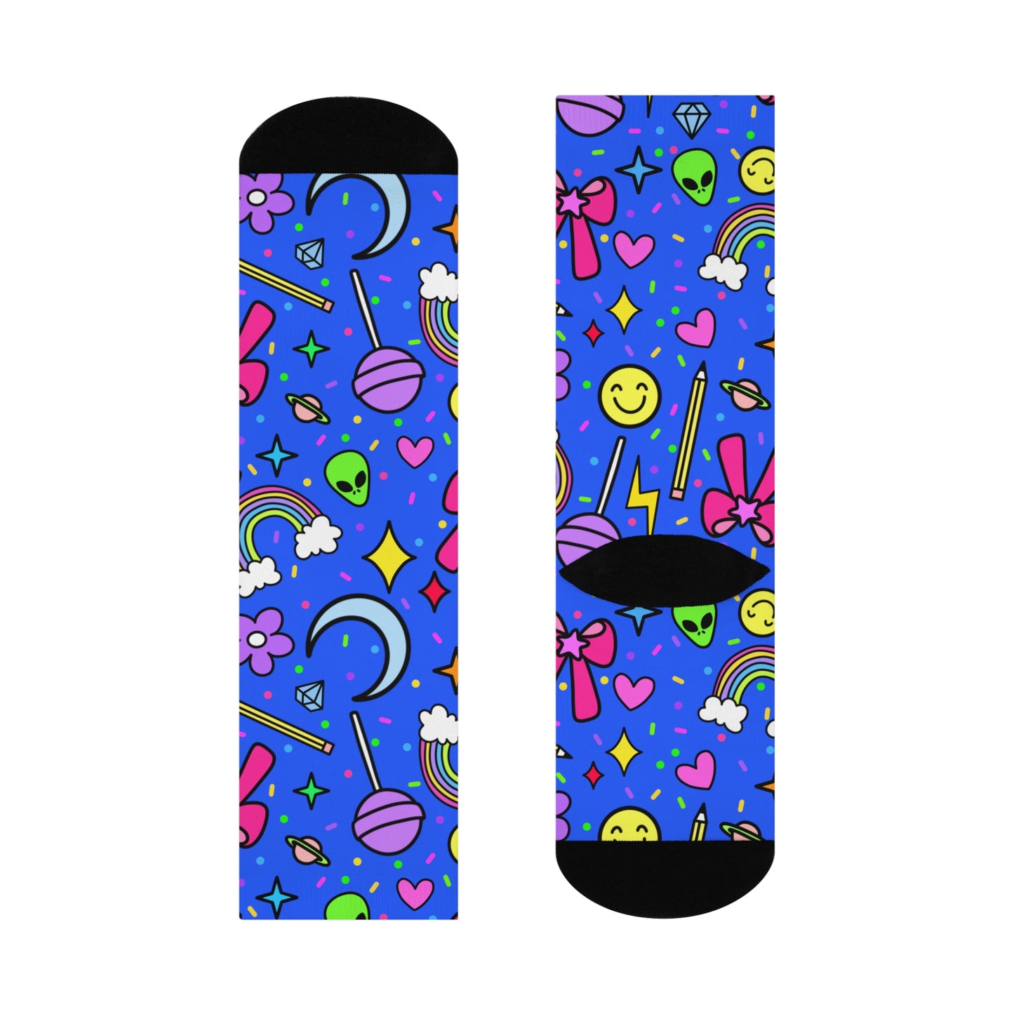 Kawaii Space Pattern Crew Socks