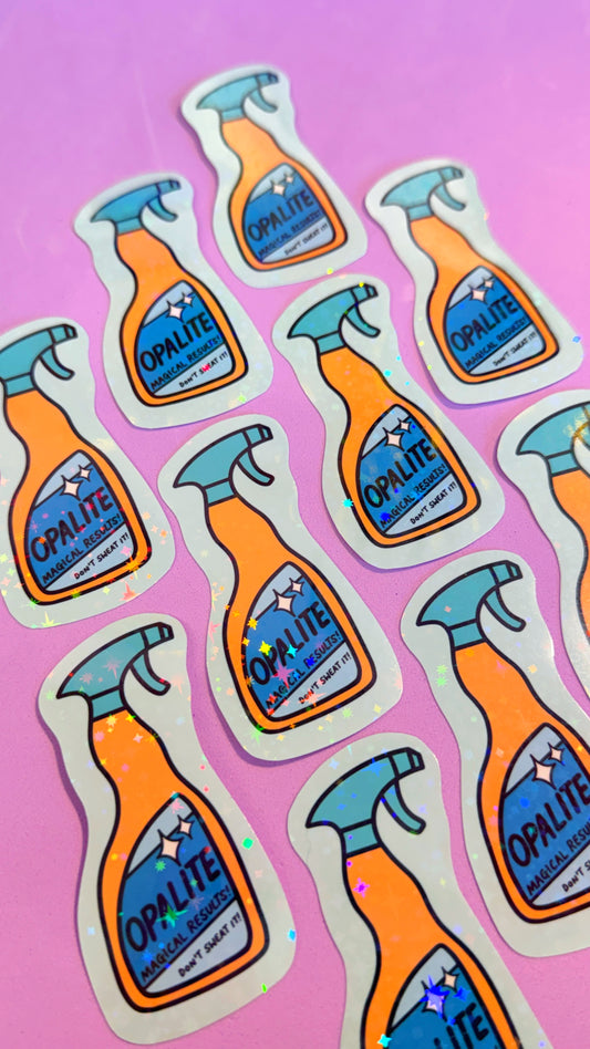 Opalite Spray Sticker