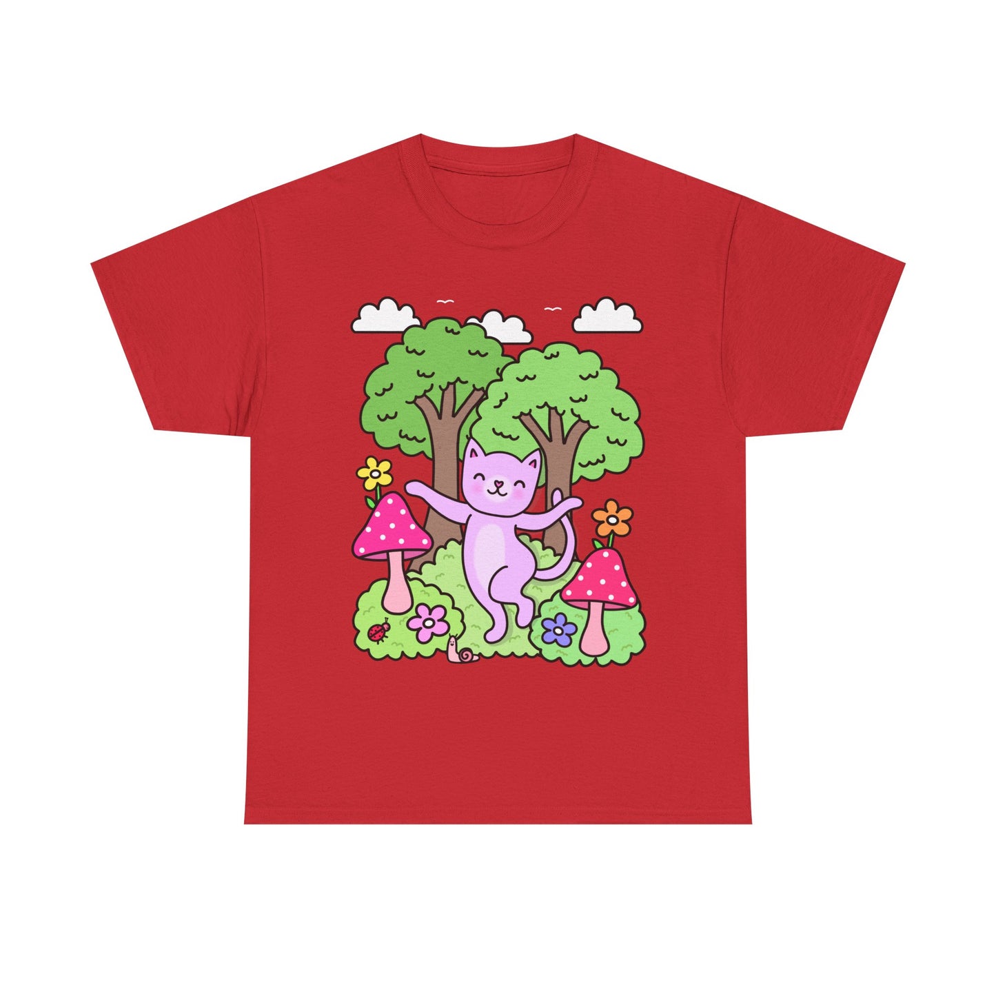 Cute Forest Cat T-Shirt