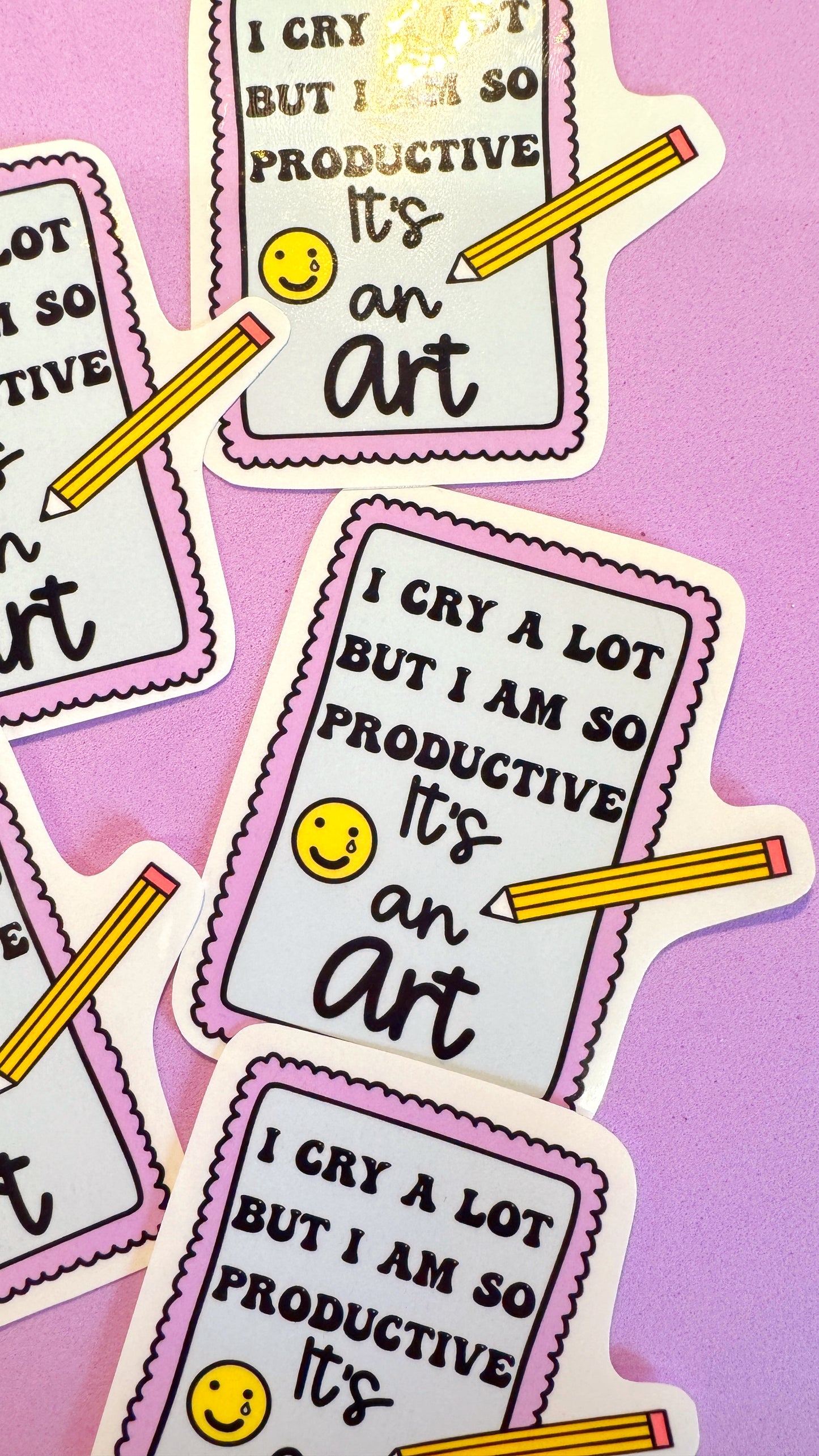 I Cry A Lot Sticker