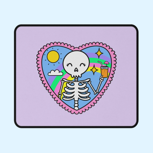 Summer Skele Non-Slip Mouse Pad