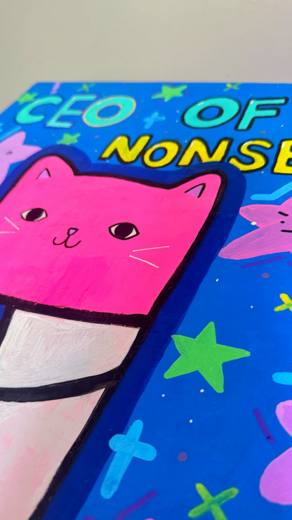 CEO Of Nonsense Painting Original Art Canvas