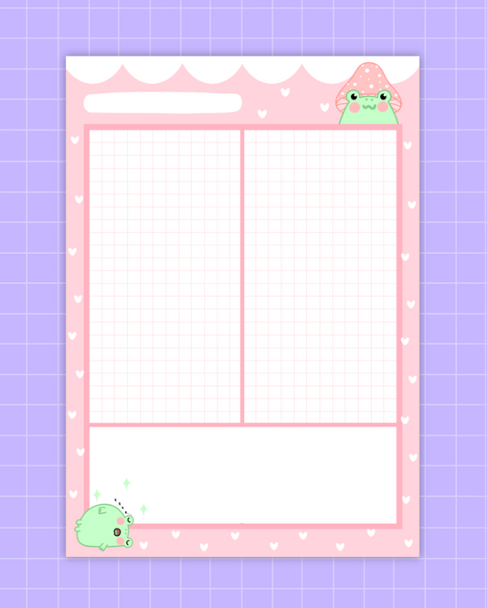 Pink Frog Notepads