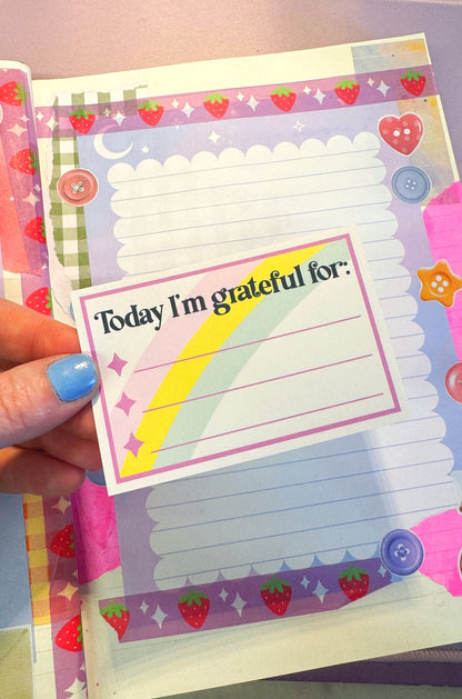 ‘Grateful For’ Multipack Stickers