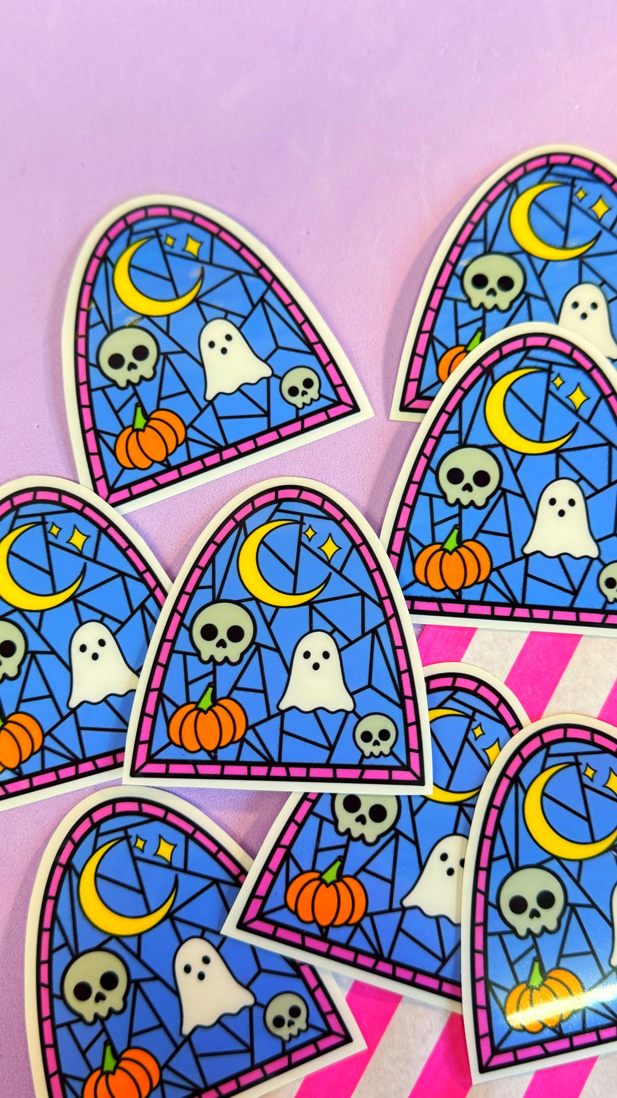 Halloween Window Transparent Sticker
