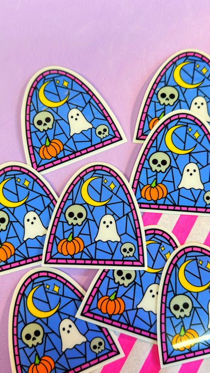 Halloween Window Transparent Sticker