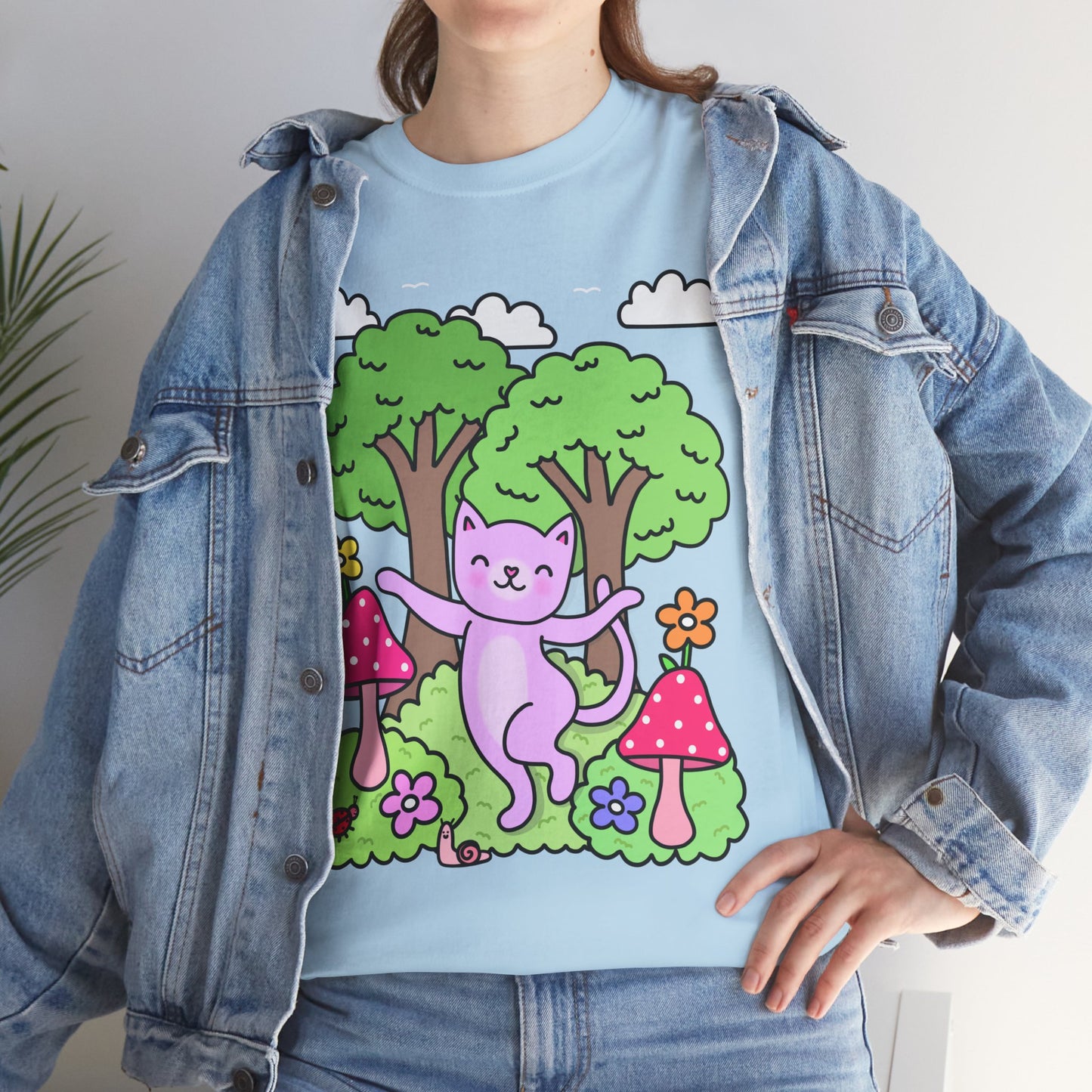 Cute Forest Cat T-Shirt