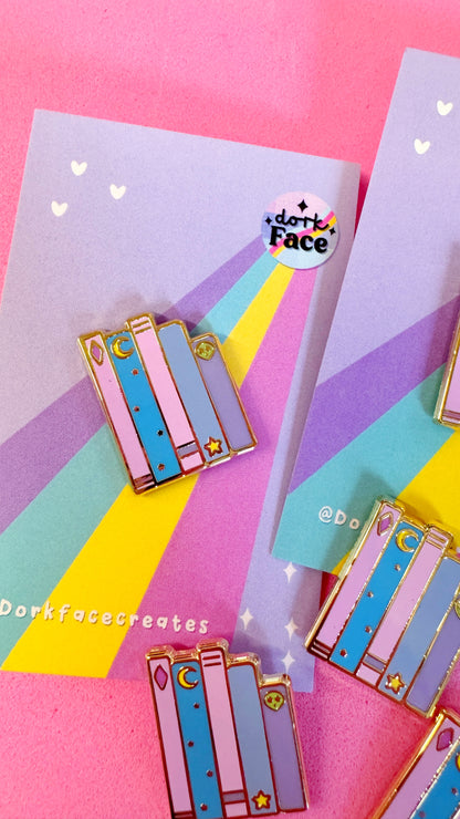 Book Enamel Pins