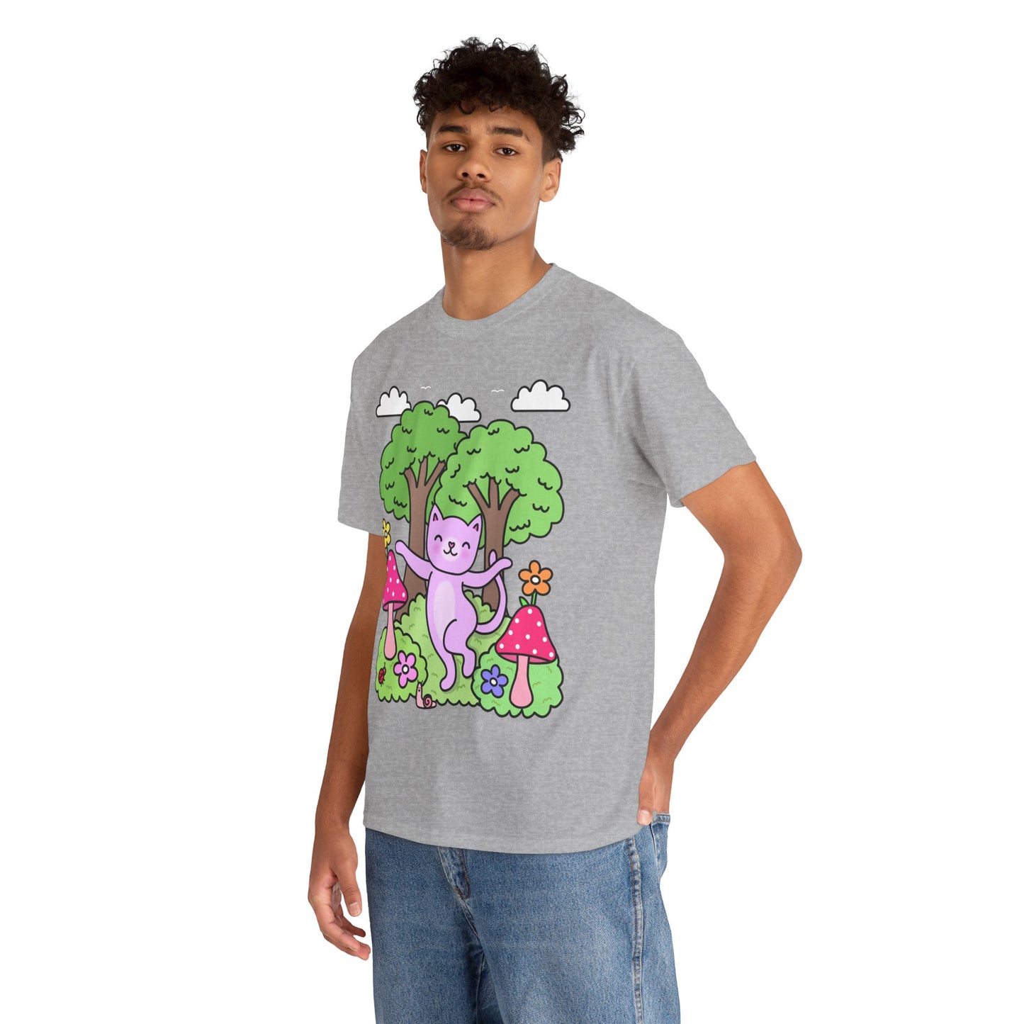 Cute Forest Cat T-Shirt