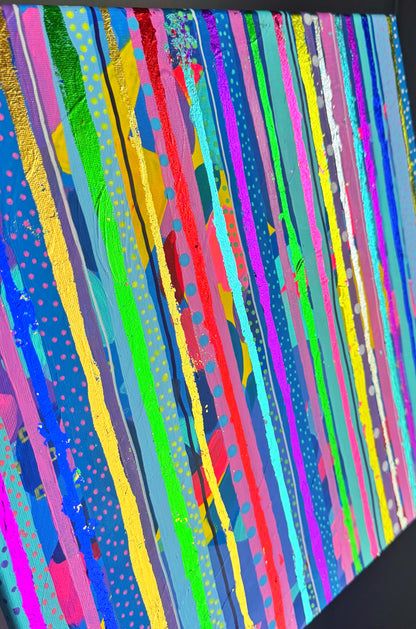 ‘Electric Days’ Original Art Canvas