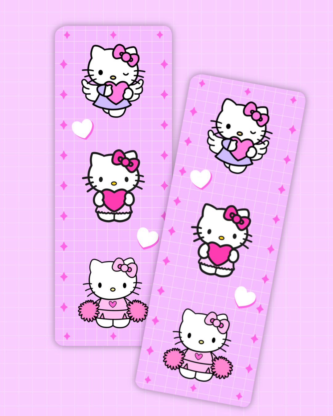 Pink Kitty Bookmarks