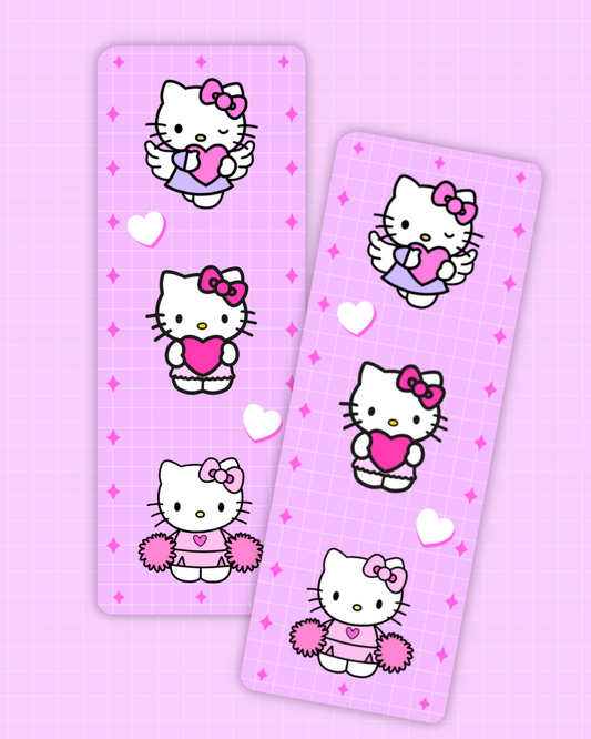 Pink Kitty Bookmarks