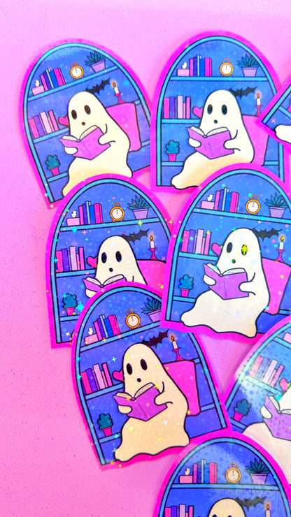 Ghost Reading Sticker