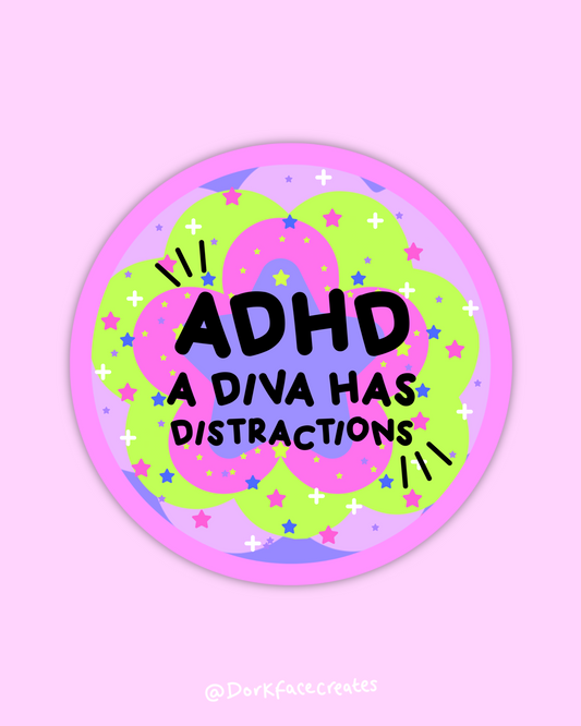 ADHD Sticker