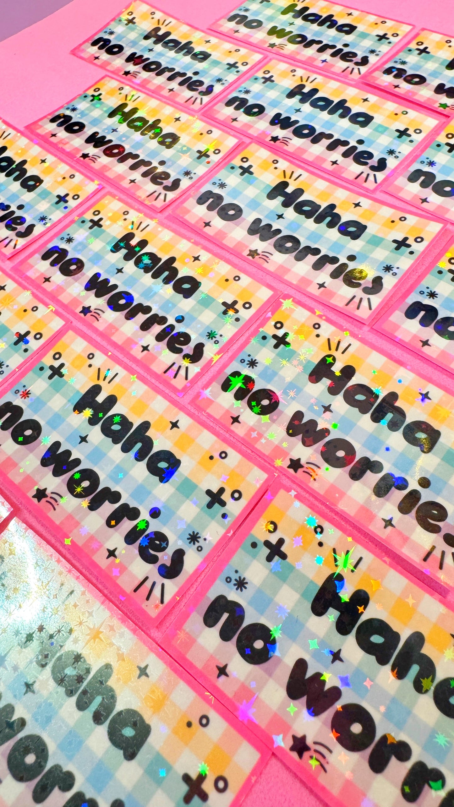 Haha No Worries Sticker