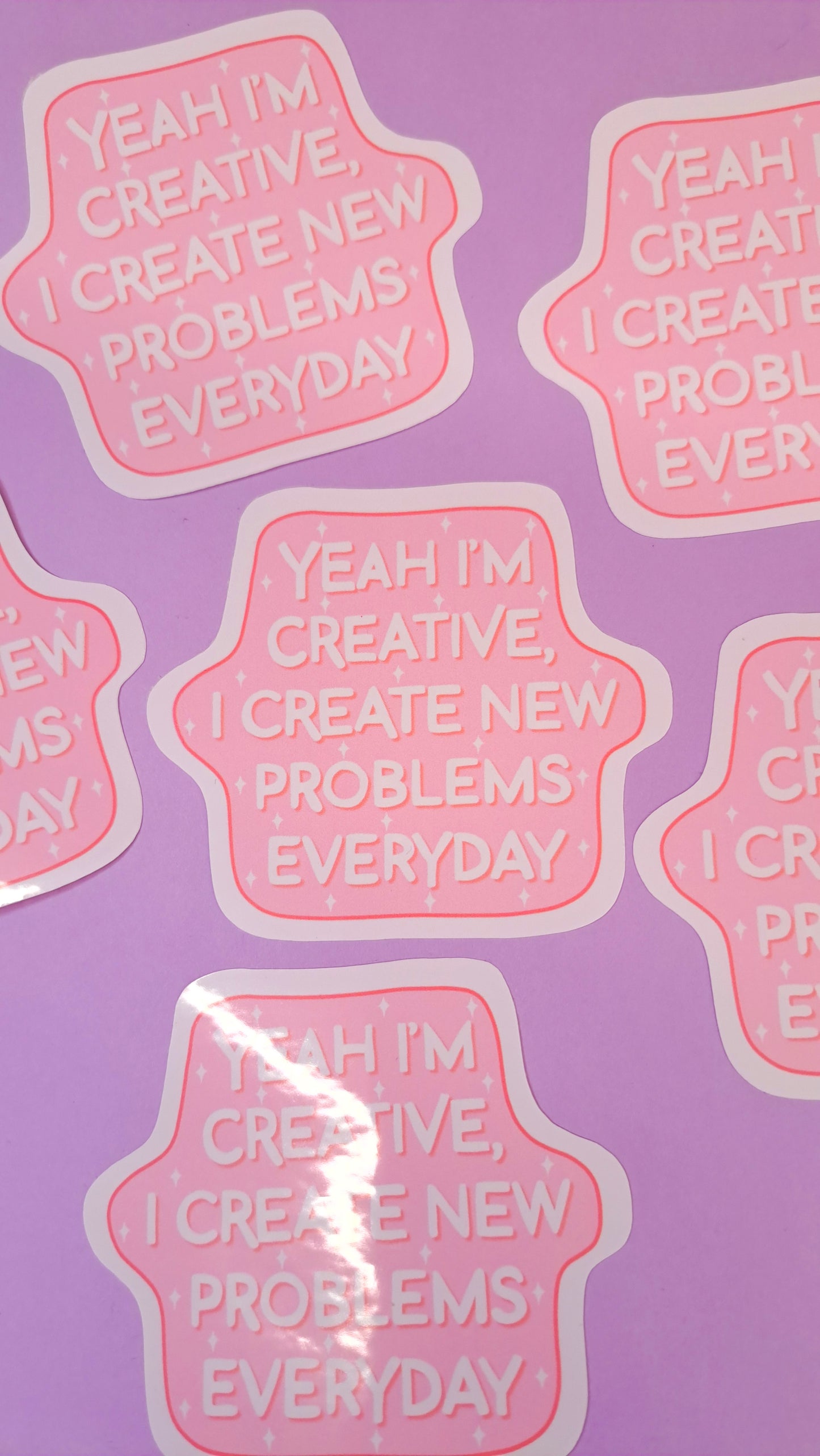 Create Problems Sticker