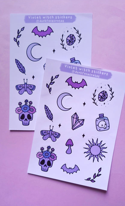 Violet Witch Stickers