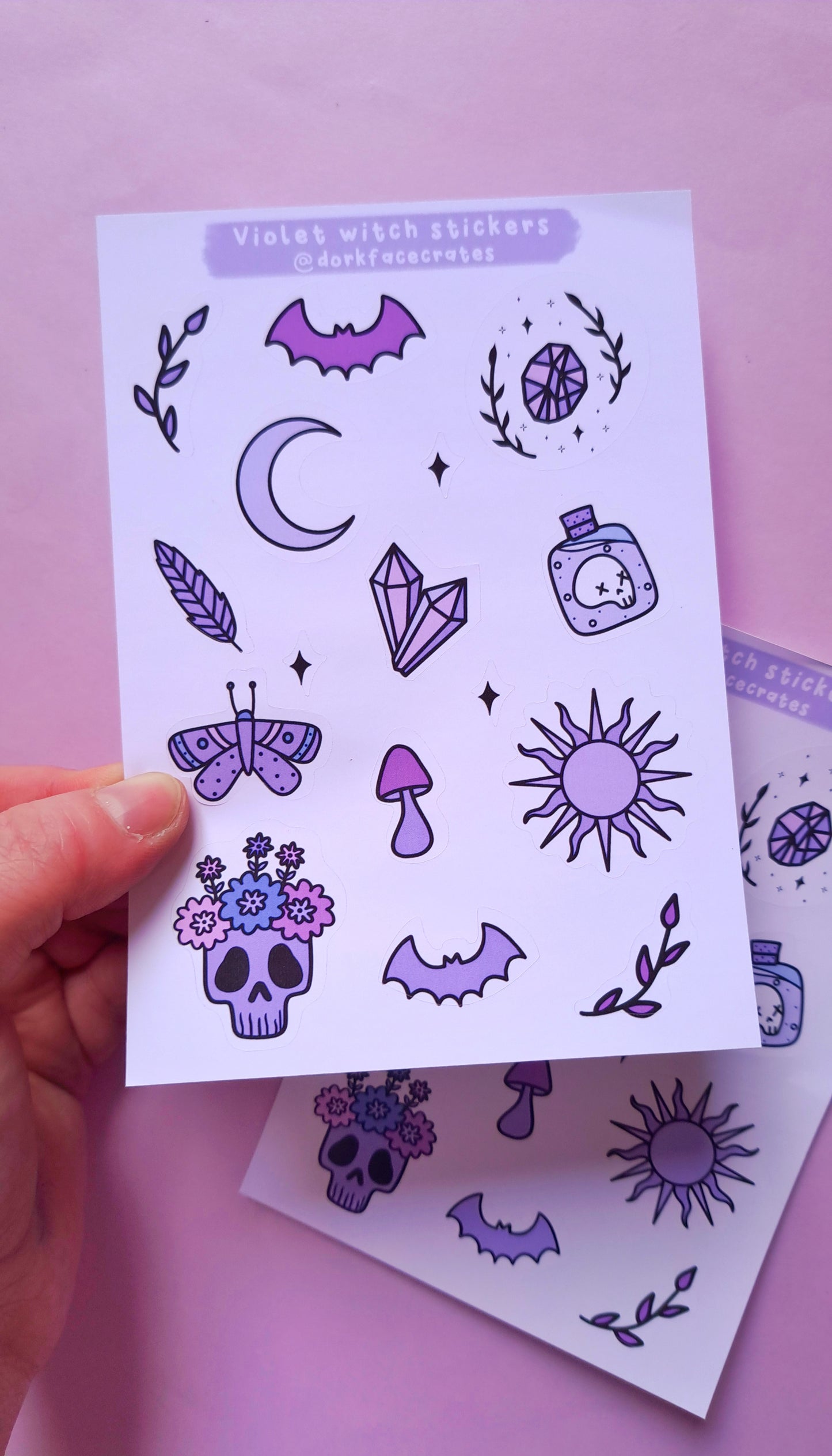 Violet Witch Stickers