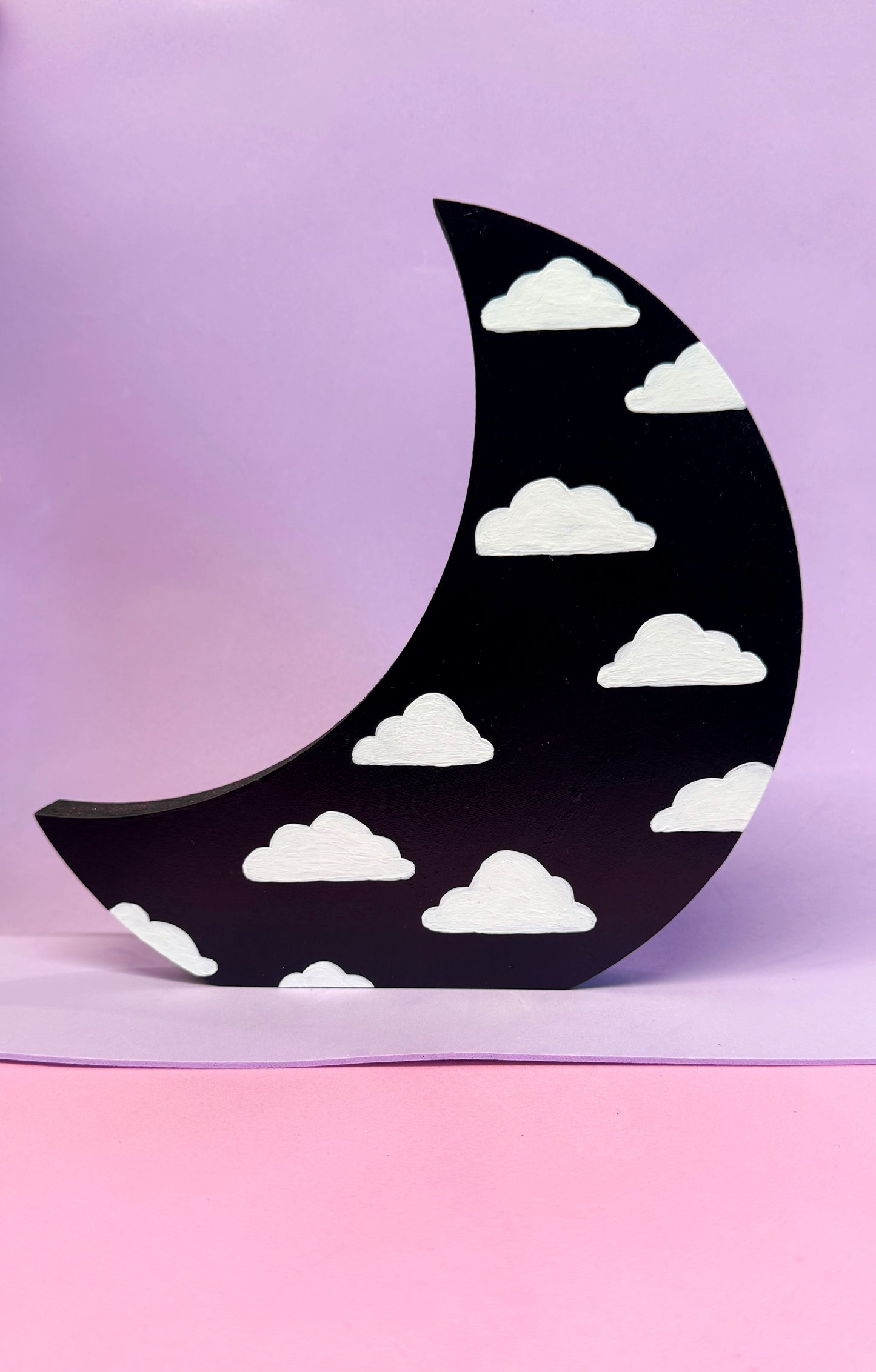 Wooden Moon Decoration