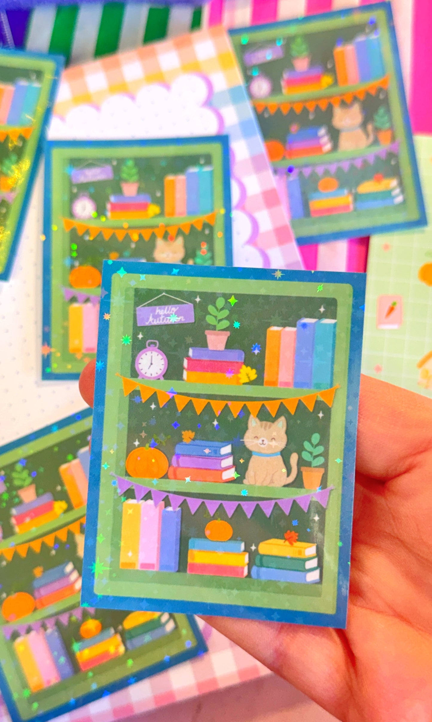 Autumn Bookcase Sticker