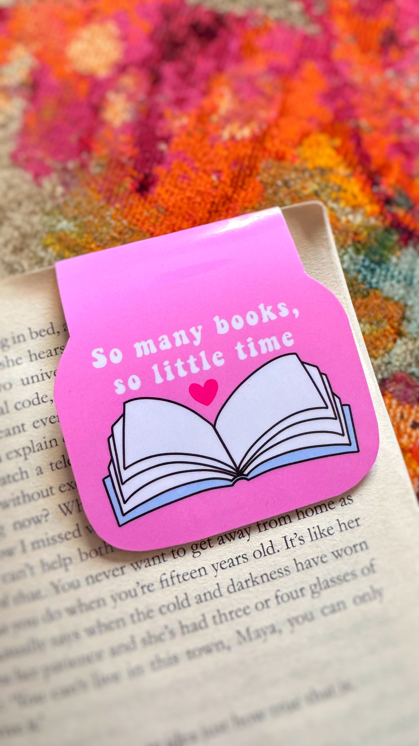 So Many Books Bookmark