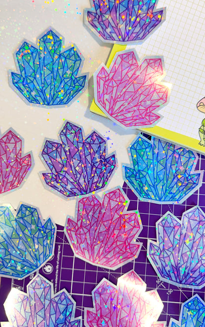 Glitter Crystal Stickers