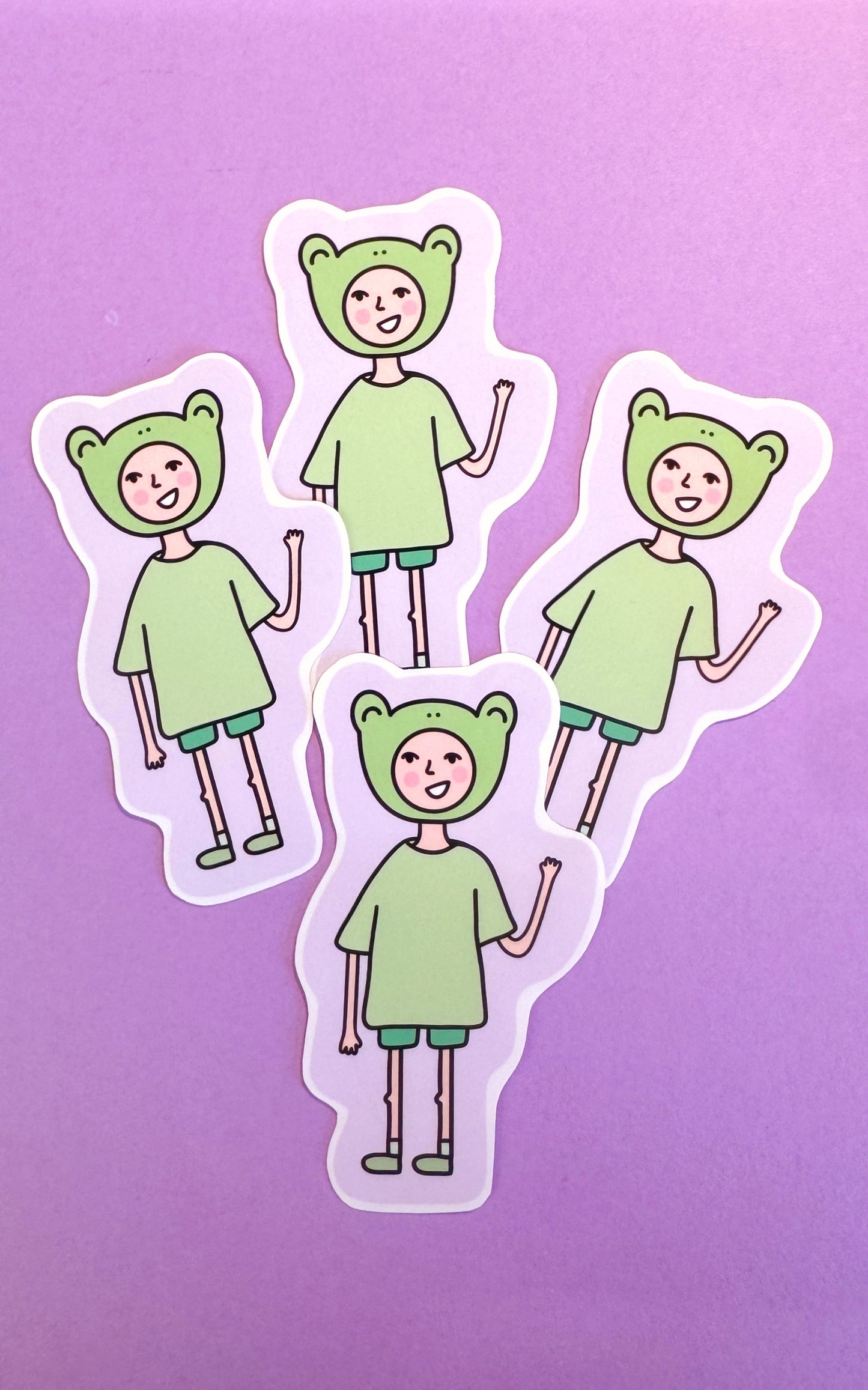 Frog Outfit Sticker