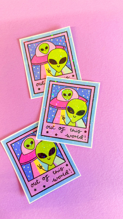 Out Of This World Sticker