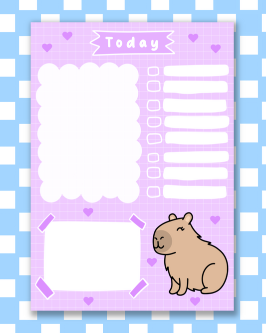 Capybara Notepad A5